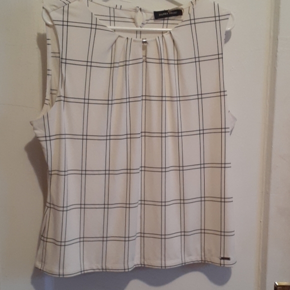 Ivanka Trump Tops - Windowpane grid career top